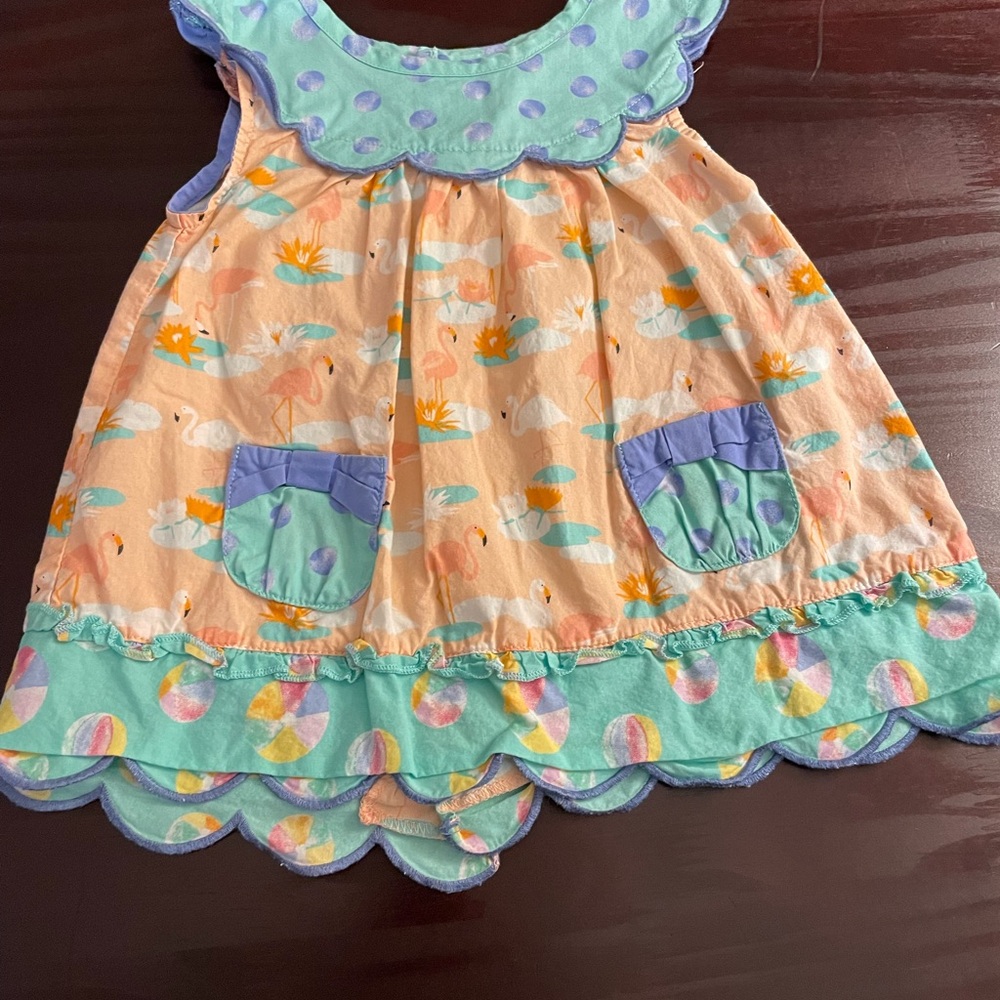 Matilda Jane Orange Ruffled Tiered Sundress